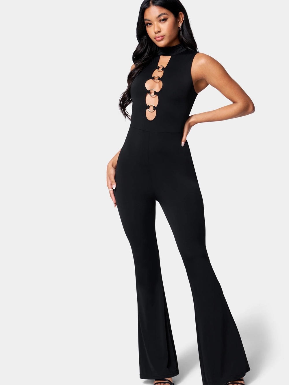 Bebe Ring Detail Jumpsuit